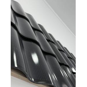 Molding Black Topcon Cell Solar Roof Tiles with BIPV Power Tolerance Range of 0