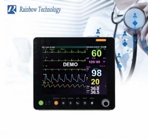 China 15 Inch Color TFT LCD Vital Signs ICU Multi Parameter Patient Monitor Digital Hand Carried on sale