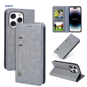 Mobile Cell Phone Leather Cover Card Holder Wallet Leather I Phone Case For