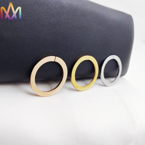 26MM SS Non Porous Openable Ring Shaped Pendant