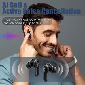 Touch Screen Earbuds 2025 NEWLingumir Touch Screen Earbuds, Wireless Earbuds