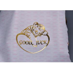 One Colour Custom Iron On Stickers , Garments Heat Transfer Labels