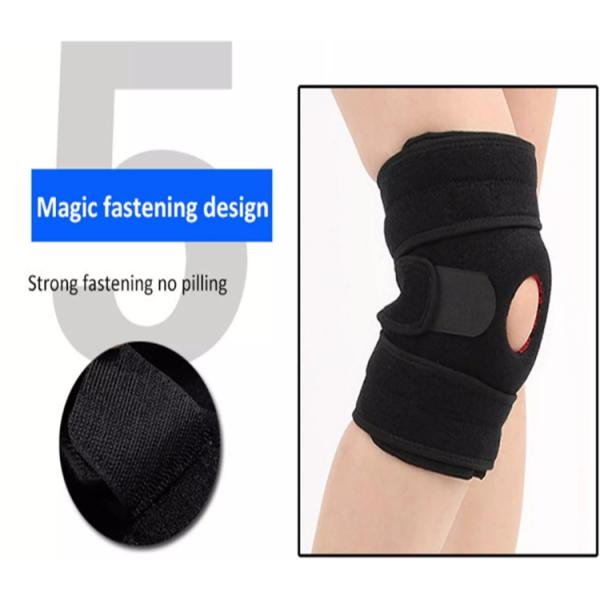 Adjustable Breathable Knee Brace Wrap Support Self Heat Graphene Knee Protector