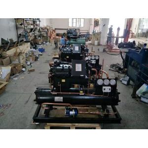 Water Cooled R404a 3 HP Condensing Unit For Medicine Freezer Energy Saving