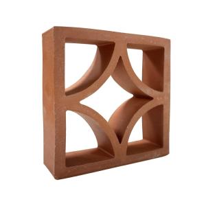 7% Absorption Terracotta Facade Panel Breezeway Tile In Classical Design For