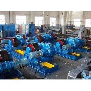 Bolt Adjustment Conventional Tank Turning Rolls with Double Motor , 60 Ton Tank