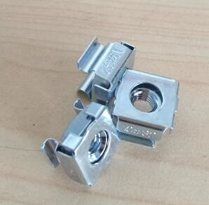 Galvanized Floating Clip Nut Cage Nuts Passivation Surface For Rack Panel
