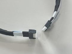 Mini SAS HD to U.2 NVMe SSD Connector Cable – SFF-8643 to SFF-8639 Braided Wire