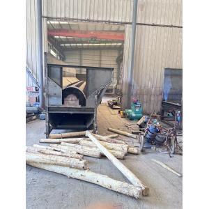 Poplar Pine Miscellaneous Wood Bark Debarker Machine,Round Logs Wood Debarking