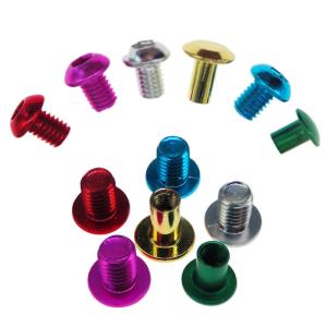 Customizable Red Anodized Titanium Bolts M1.6 For Industrial Applications