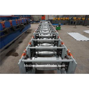 Cheap Ridge Cap Cold Roll Forming Machine Chrome Coated Shaft PLC Controller System for sale