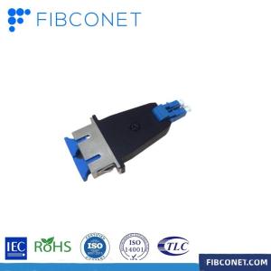 Split in LC/Upc Sc/Upc FTTH Duplex Plug Hybrid Fiber Optic Adapter with PBT