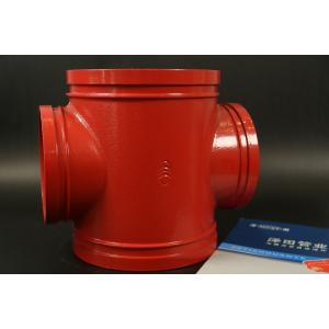 China DN60--DN426 4 Way Pipe Fitting With Threaded Connection And Polished Finish on sale