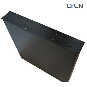 Motorized Retractable Screen with Built-In Foldable Function Integrated With