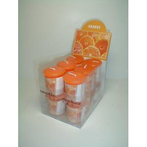 12pk 100% paraffin wax mushroom scented candle with printed card and PDQ box