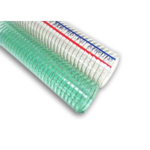 China Plastic Flexible Clear Hose With Reinforced Wire , Pvc Steel Wire Reinforced Hose on sale