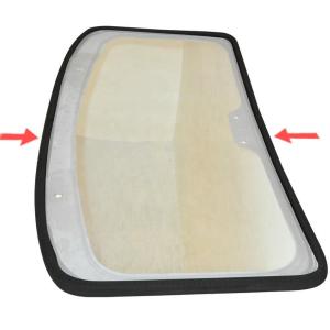 Customized 10*8mm Sunroof Rubber Seal Strip for Universal Bus Windows and