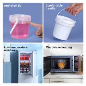 20L 5 Gallon Plastic Pail Bucket for Heat Transfer Printing Thick Packaging