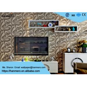 Champagne Foam Modern Removable Wallpaper With Geometric Pattern