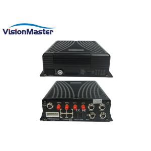 2TB HDD 1080P Mobile DVR 4 CH IP Camera DC 8 - 36V Graphical User Interface