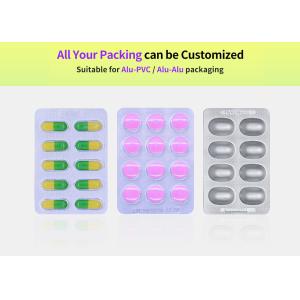 High Capacity Blister Packing Machine 11200 Plates/h for Tablet Capsule Pill