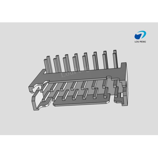 PCB Mount Header, Right Angle, Wire-to-Board, 2x8 Position, 2.0mm Pitch, Tin, Natural Housing Color, Shrouded / Solid