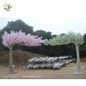 UVG wedding design in artificial sakura tree with cherry blossom branches for