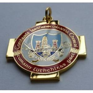Silver plated badge with 2-D effect