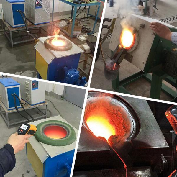 Quality IGBT 10kg 20kg 30kg 50kg 100kg 150kg Copper Iron Scraps Smelting Tilting Induction Melting Furnace wholesale