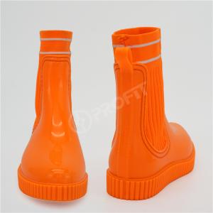 Reusable High Heel Rain Boots , PVC Anti Slip Rain Boots