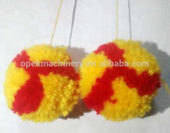 High Speed Key Chain 4head Pompom Machine