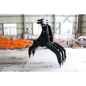 20T Forest Log Grapple Garden Mechanical Claw Excavator Thumb Grab Excavator