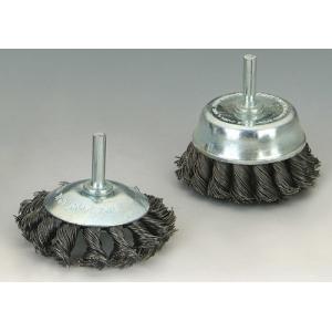 Knotted brushes with shank