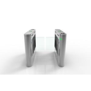 Fast Lane Swing Barrier Gate High Speed Servo Motor With Acrylic Transparent Arm