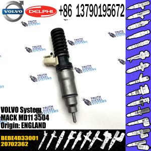 China original Diesel Fuel Injector 20702362 BEBE4D09001 BEBE4D33001 E3.18 for VOL /  TRUCK on sale