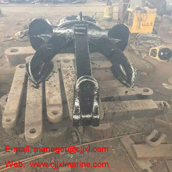 Ship Mooring Chain with Boat Anchor