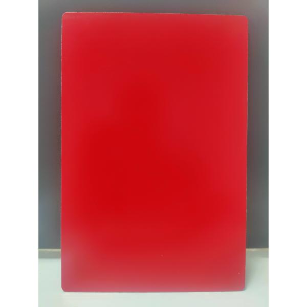 High Gloss PVDF ACP Sheets 5.0mm Thickness With Anodized Coating Custom Size For