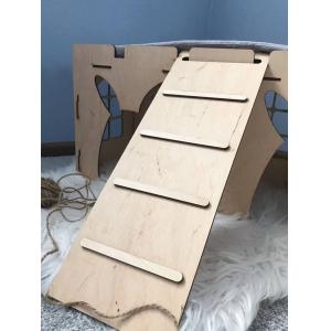 OEM ODM Rabbit Bunny House With Ladder Bunny Box Castle