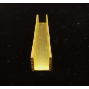 Custom Designed Perfectly Structural U Shape Channel Custom Brass Trim Strip