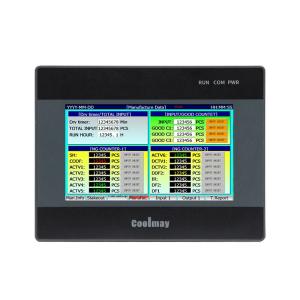 4.3 Inch Programmable Plc Controller NPN COM RS232 Touch Sceen Hmi
