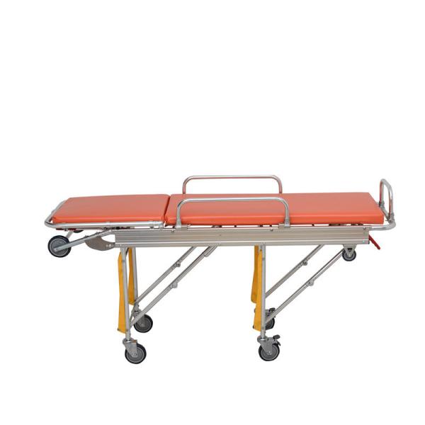 Quality Customized Ambulance Folding Stretcher With Wheels Ambulance Bed Stretcher wholesale