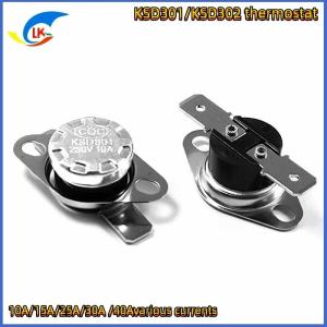 Ksd301 Series Temperature Control Switch Copper Pin Normally Open 250V 10A/16A