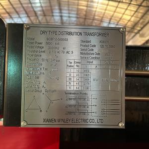5600KVA Copper Dry Type Transformer