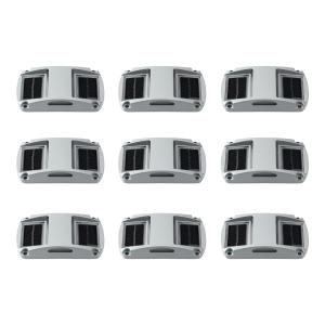 Aluminun Car Shape Solar Deck Light Flashing LED Road Stud