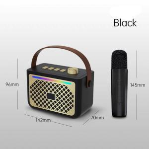 Compact Retro Bluetooth Speakers Wireless Bluetooth 5.3 Speaker For Home KTV