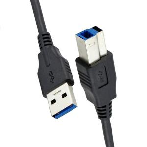 High Speed Data 5Gbps Type A Male to B Male USB 3.0 Printer Cable for Epson HP