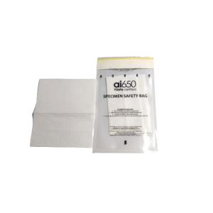 China Triple Medical Un3373 Transparent 95Kpa Specimen Collection Bag With Pouch on sale