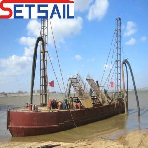 Full Payment Jet Suction Sand Mining Dredger for River Sand Max. Dredging Depth