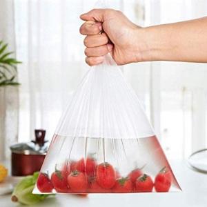 HDPE Fruit And Veg Bags On A Roll For Bakery Snack Grocery Bags 5-40 Mic