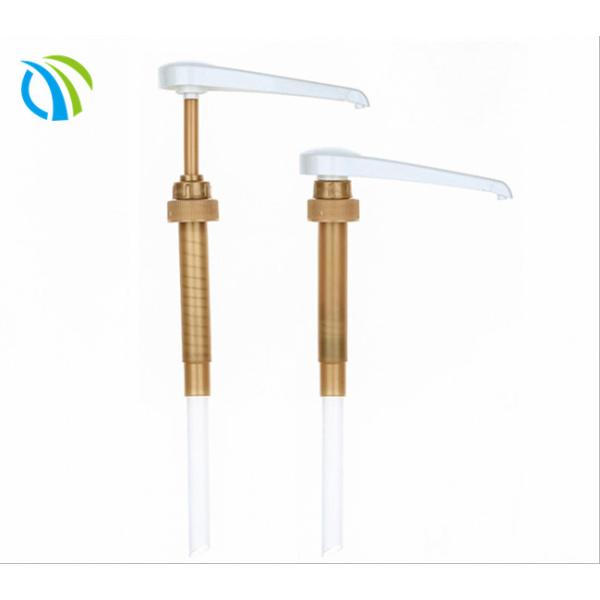 Quality Coffee 5cc Bottle Syrup Pump Plastic Cap 31/410 Gold 750ml Bottle wholesale